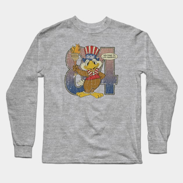 Sam The Los Angeles Eagle 1984 Long Sleeve T-Shirt by JCD666